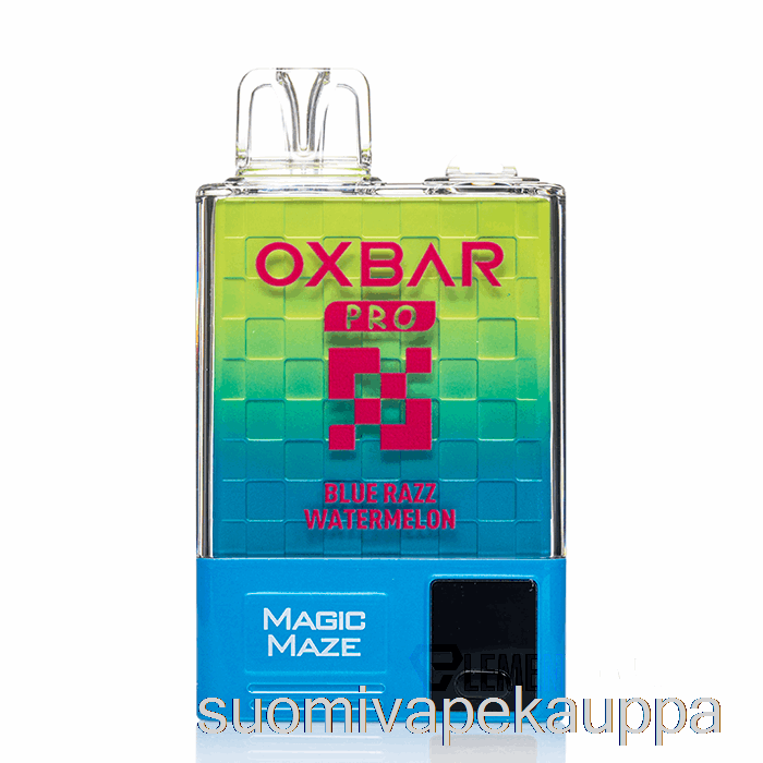 Vape Box Oxbar Magic Maze Pro 10000 Kertakäyttöinen Sininen Razz Vesimeloni - Palkomehu